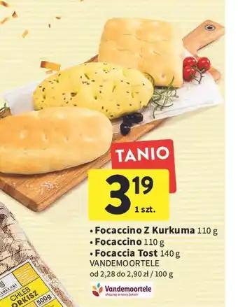 Intermarche Focaccino tost vandemoortele oferta
