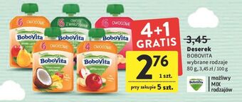 Intermarche Mus banan z mango i kokosem bobovita oferta