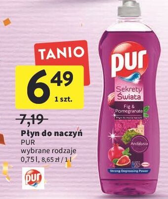 Intermarche Płyn do naczyń figa i granat pur sekrety świata oferta