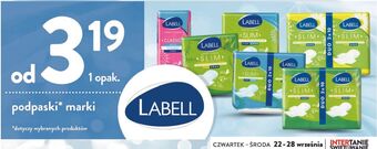 Intermarche Podpaski higieniczne slim rumianek labell oferta