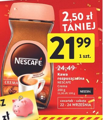 Intermarche Kawa nescafe crema oferta