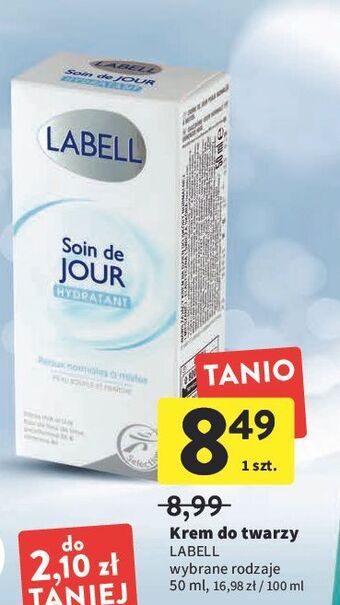 Intermarche Krem do twarzy hydratant labell oferta