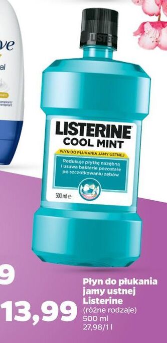 Netto Płyn do płukania ust listerine cool mint oferta