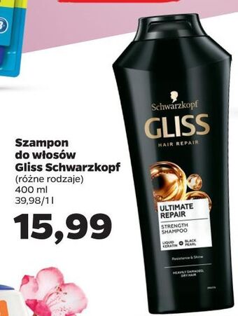 Netto Szampon do włosów gliss kur ultimate repair oferta