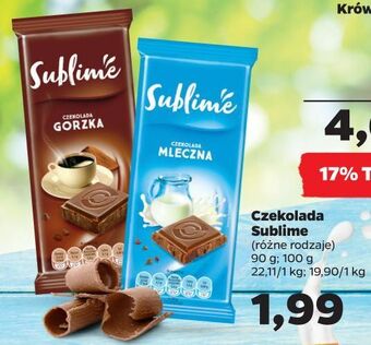 Netto Czekolada sublime oferta