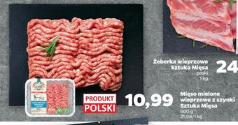 Netto Mięso mielone wieprzowe z szynki sztuka mięsa netto oferta
