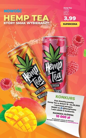 Netto Herbata malinowa hemp tea oferta