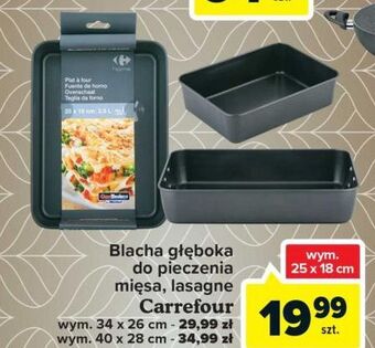 Carrefour Blacha do pieczenia 25 x 18 cm carrefour home oferta