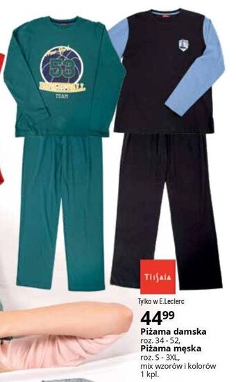 E.Leclerc Piżama damska 34-52 tissaia oferta