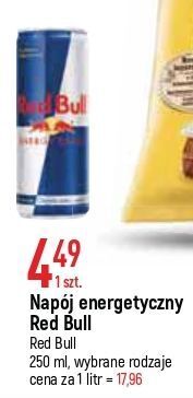 Napój energetyczny red bull