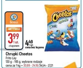 E.Leclerc Chrupki spirals ser z ketchupem cheetos oferta