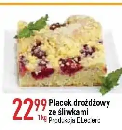 E.Leclerc Placek ze śliwkami oferta