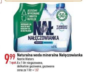 E.Leclerc Woda gazowana nałęczowianka oferta