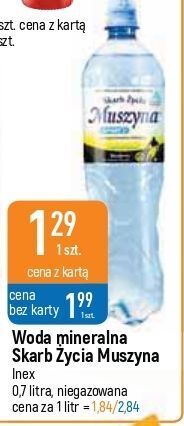 E.Leclerc Woda niegazowana muszyna skarb życia oferta