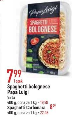 E.Leclerc Spaghetti carbonara papa luigi oferta