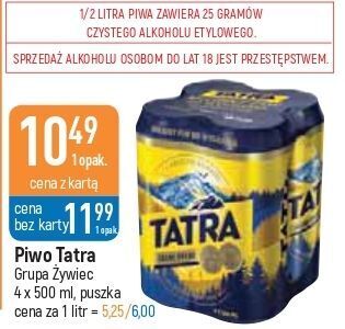 E.Leclerc Piwo tatra jasne pełne oferta