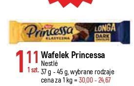 E.Leclerc Wafelek dark chocolate klasyczna princessa longa oferta