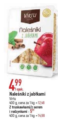 E.Leclerc Naleśniki z serem i rodzynkami virtu oferta