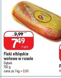 E.Leclerc Flaczki elbląskie wołowe marek dębek zakład garmażeryjny oferta