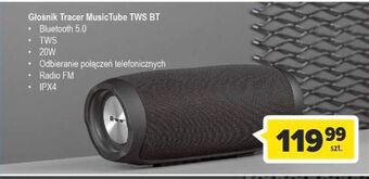 Carrefour Głośnik music tube tws czarny tracer oferta