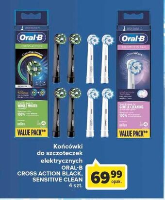 Carrefour Końcówki do szczoteczek oral-b sensitive clean oferta