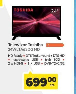 Telewizor 24" 24wl1a63dg toshiba