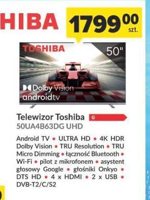 Carrefour Telewizor 50" 50ua4b63dg toshiba oferta