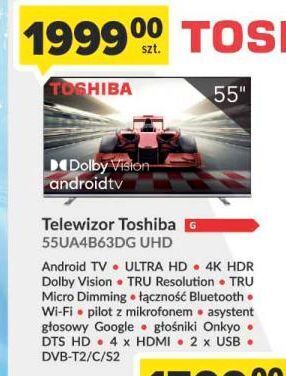 Carrefour Telewizor 55'' 55ua4b63dg toshiba oferta