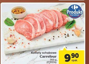 Carrefour Kotlety schabowe wieprzowe bez kości carrefour targ świeżości oferta