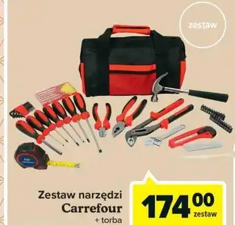 Carrefour Zestaw narzędzi w torbie carrefour oferta