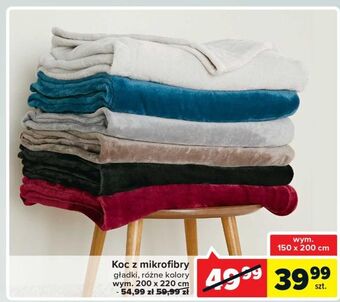 Carrefour Koc z mikrofibry 200 x 220 cm oferta