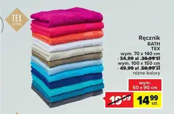 Carrefour Ręcznik 100 x 150 cm tex oferta