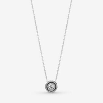 Pandora Naszyjnik z podwójną lśniącą aureolą oferta