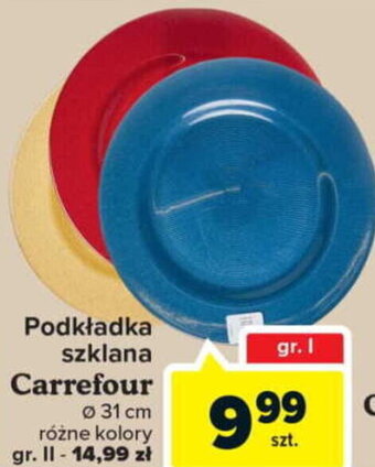 Podkładka szklana