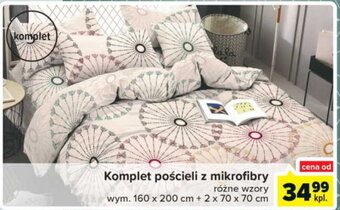 Carrefour Komplet pościeli z mikrofibry oferta