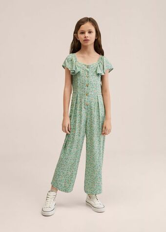 MANGO Długi wzorzysty kombinezon oferta