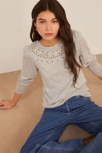 Springfield T-shirt with studded collar oferta