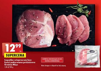 Biedronka Łopatka wieprzowa bez kości kraina mięsa oferta