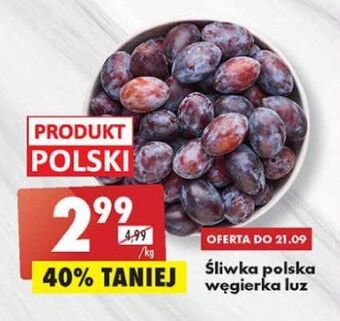 Biedronka Śliwki węgierki oferta