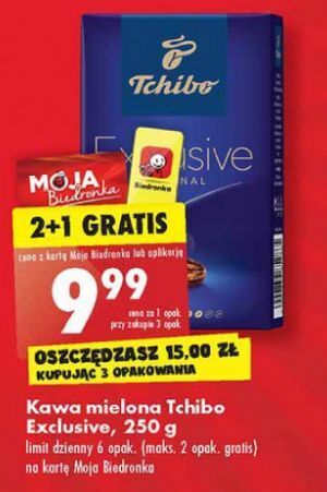 Biedronka Kawa tchibo exclusive oferta