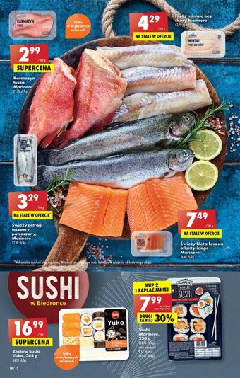 Biedronka Sushi yuko 4you oferta