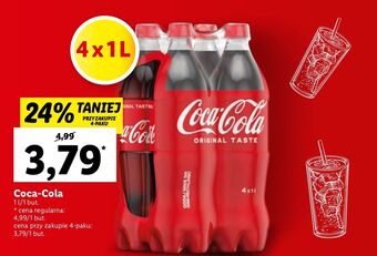 Lidl Napój coca-cola oferta