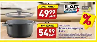 ALDI Garnek z odlewu aluminium 20cm ze szklaną pokrywką home creation oferta