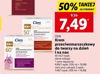 Lidl Krem przeciwzmarszczkowy 60+ na dzień/noc cien oferta