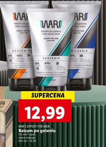 Lidl Balsam po goleniu orzeźwiający wars expert oferta
