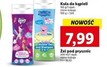 Lidl Żel do mycia ciała i włosów peppa pig oferta