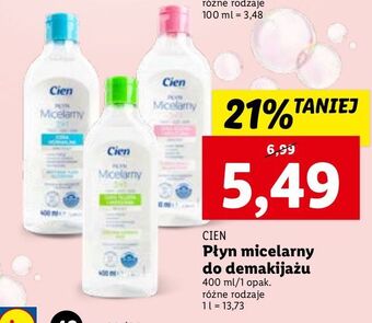 Lidl Płyn micelarny nawilżający cien oferta