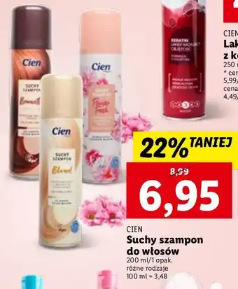 Lidl Szampon suchy flower fresh cien oferta