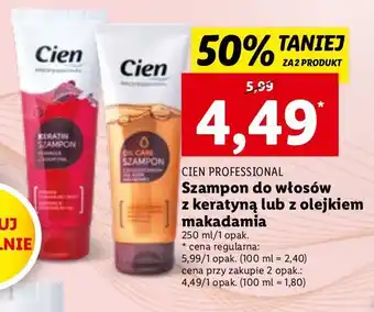 Lidl Szampon z drogocennym olejkiem makadamia cien proffesional oferta