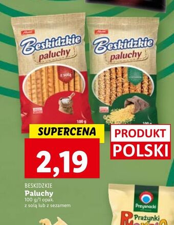Lidl Paluchy z solą aksam beskidzkie oferta